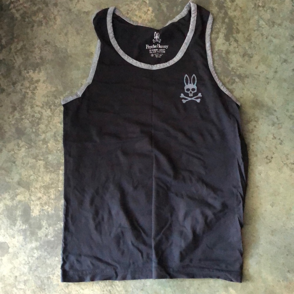 Men’s Psycho Bunny tank a 5 black